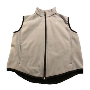 Womens Marker Ski Vest Zip Polar tech Size Medium Bluish Gray